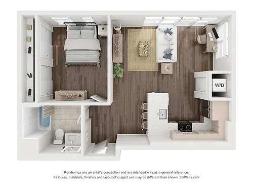 Floor plan 1 Bed A1-1