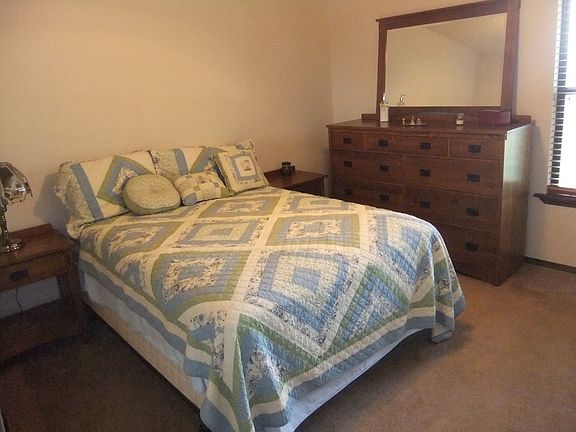 Master Bedroom with private half bath.