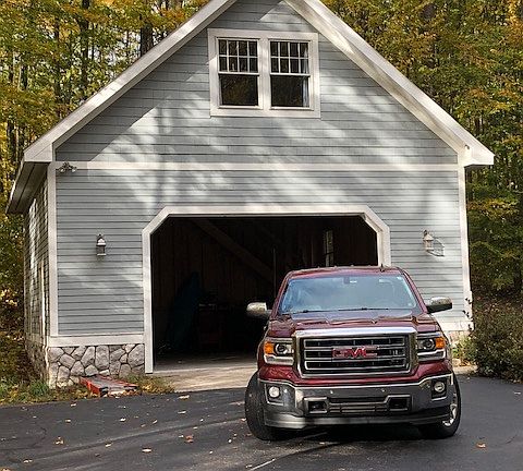 Oversized detached Garage