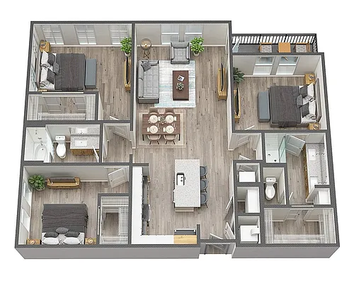 Floor plan Monument (C1)