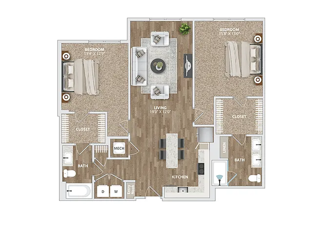 Floor plan B8B