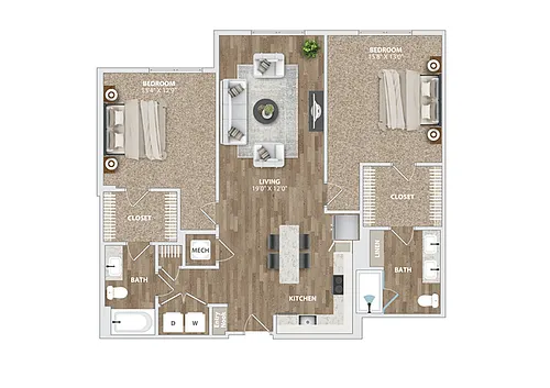 Floor plan B8B