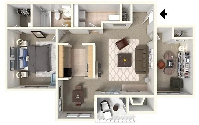 Floor plan Blue Grass Stakes-Renovated