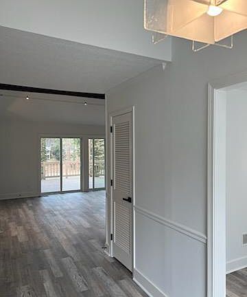Entrance from front door into living room