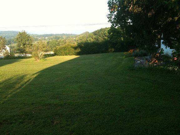 view from back deck, facing west