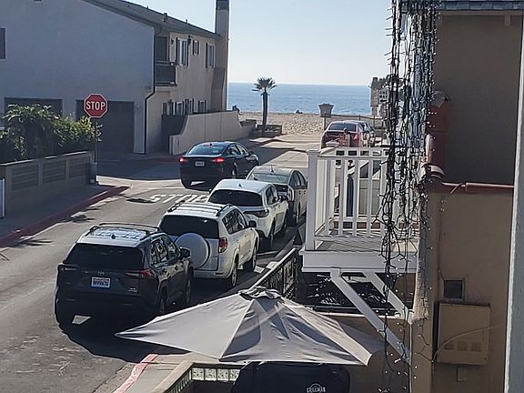 Sand and water view from deck