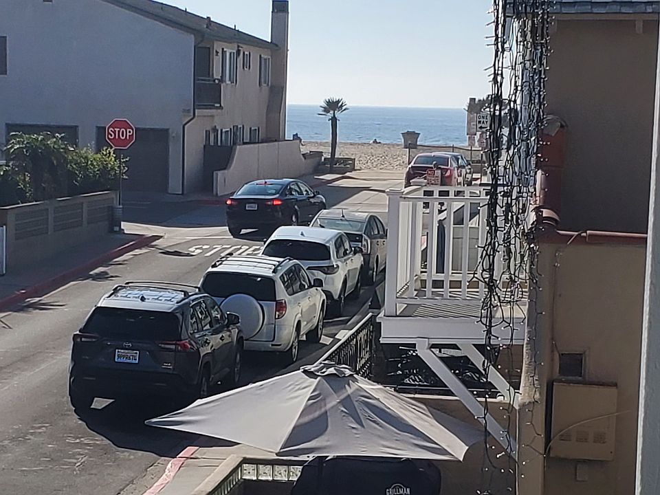 Sand and water view from deck