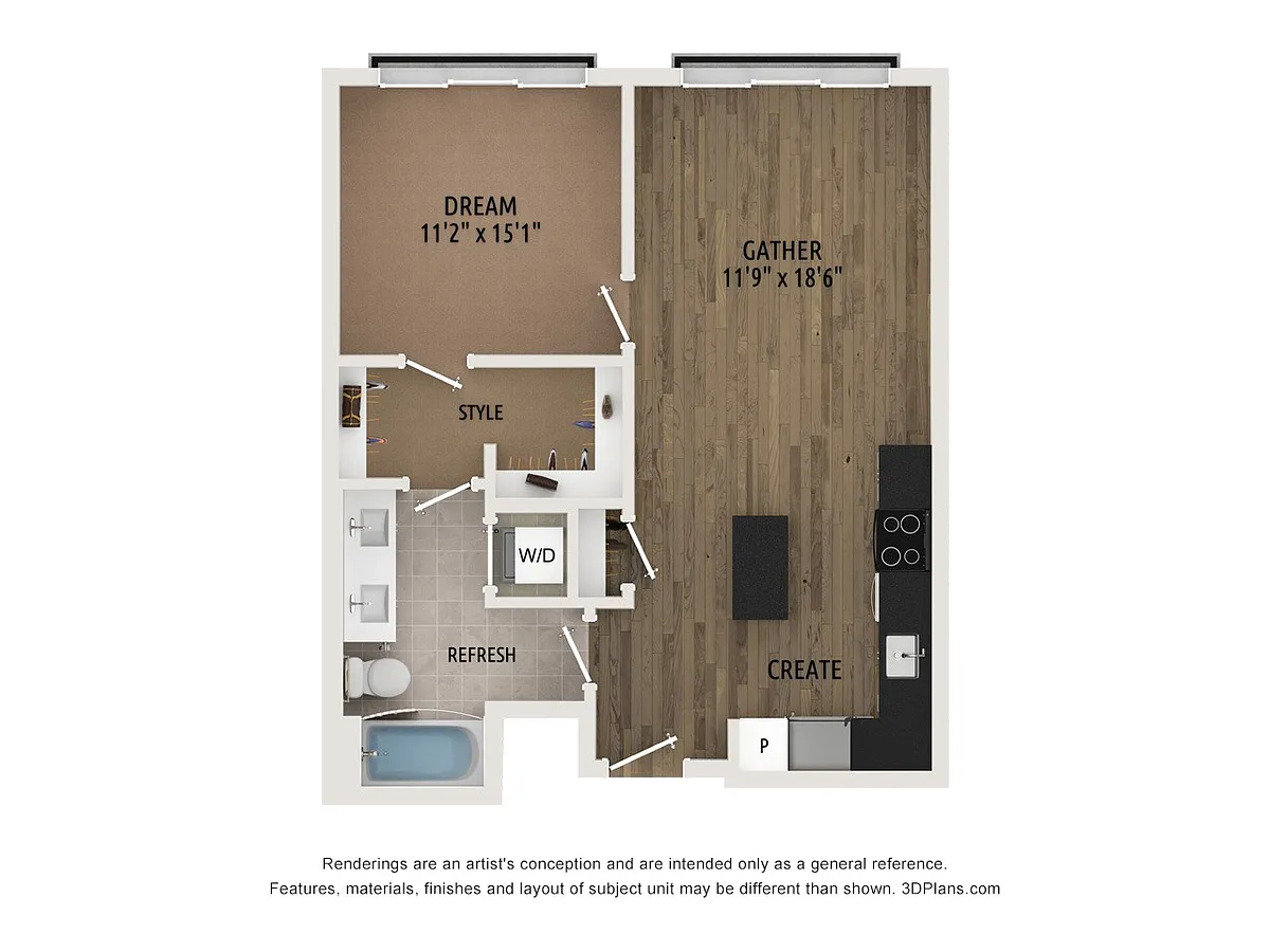 Floor plan A122