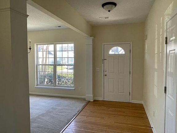 Foyer and dining room