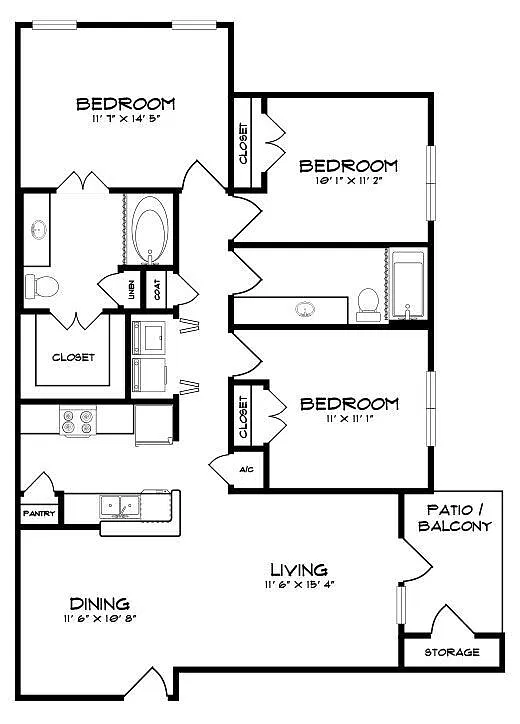 Floor plan C1