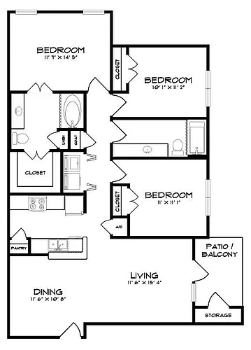 Floor plan C1