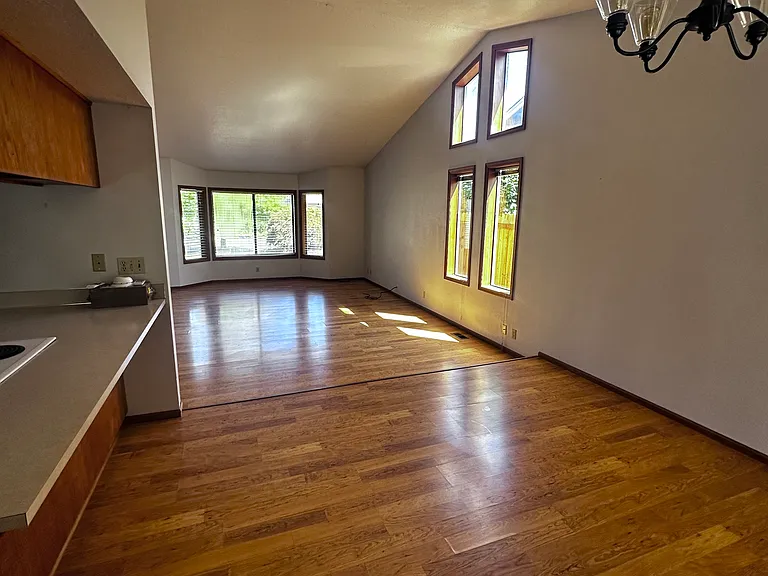 Backdoor looking towards main living space