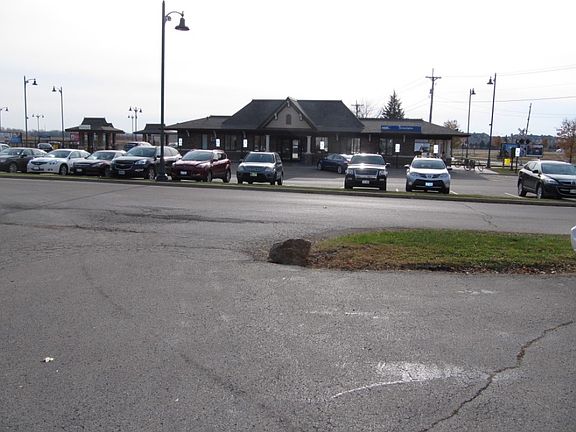 Across the street from Grayslake Metra station