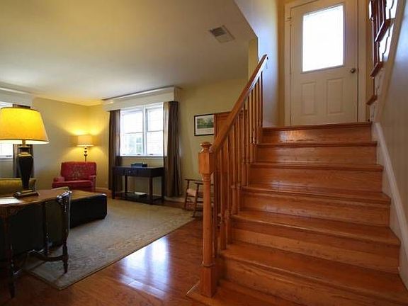 View of entry, living