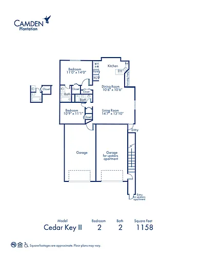 Floor plan Cedar Key II