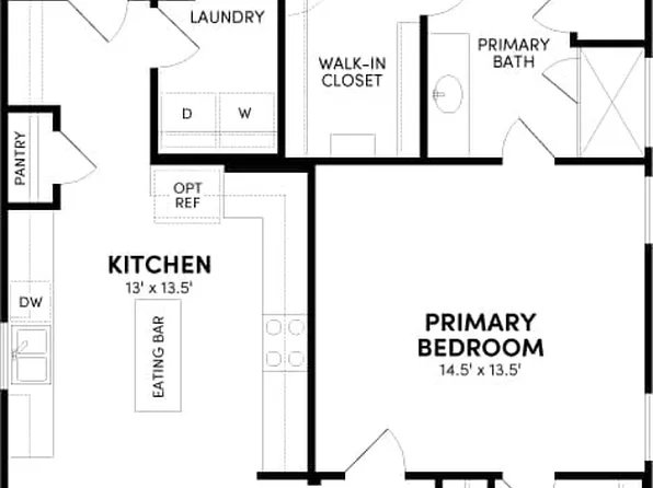 Honeysuckle Plan, 40' Alley Load Homes at Elyson
