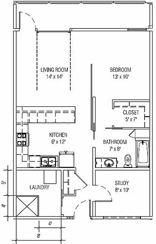 Floor plan Kelvin