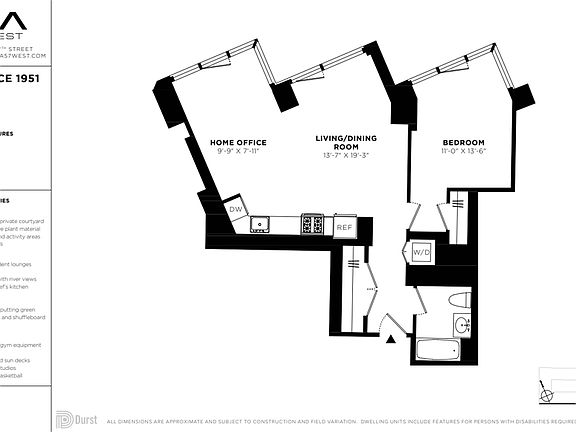 2nd image of 625 W 57th St APT 1951