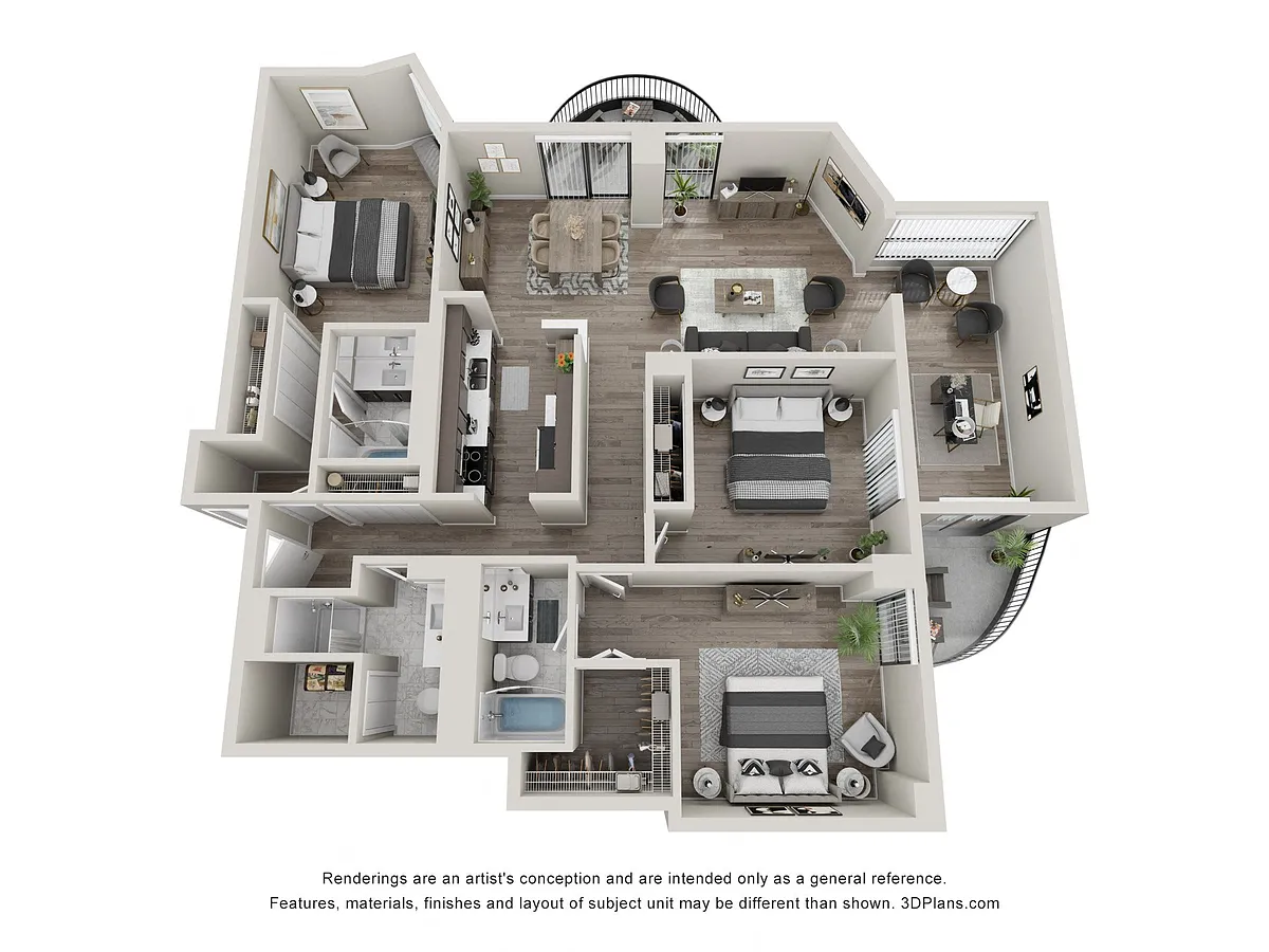 Floor plan 3 Bedroom 10