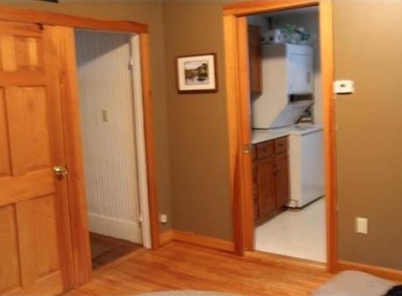 Dining Room - door leads to bathroom on main level which has