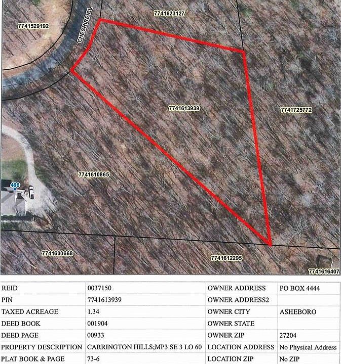 1st image of LOT 60 Cheshire Pl Lot 60