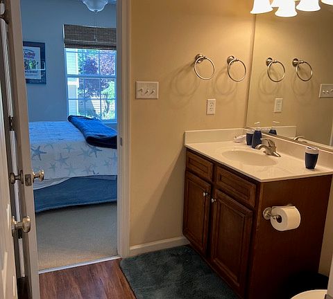 Jack and Jill bath, second floor