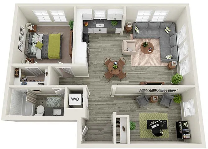 Floor plan A4 Den
