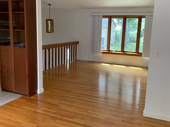 Open space living/dining room area.