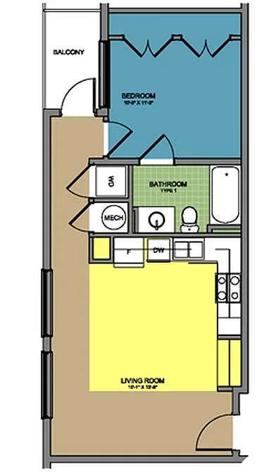 Floor plan Old Stone Row OS A6