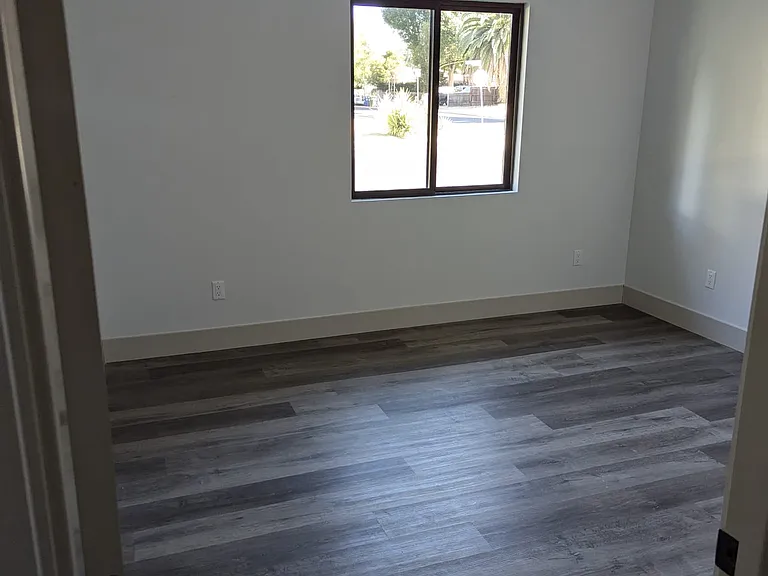 1st bedroom view from the hallway