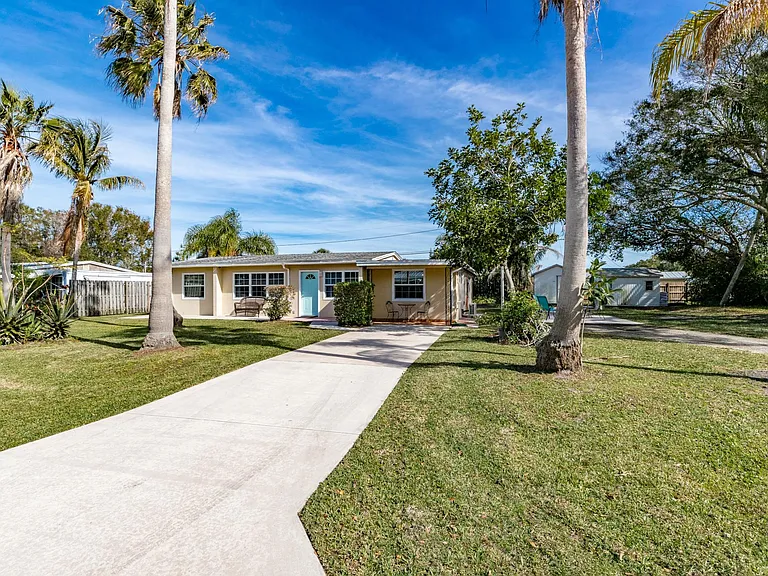 Two bedroom, two bath unit with off street parking