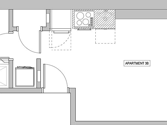 2nd image of 207 E 4th St #3B