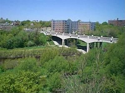 View of North Ave Bridge