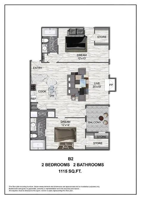 Floor plan B2