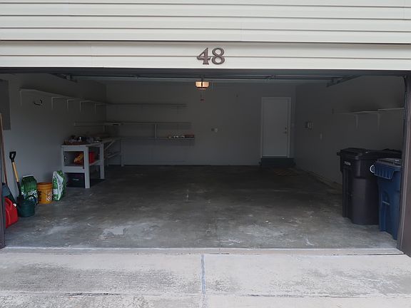 2 car garage and work bench