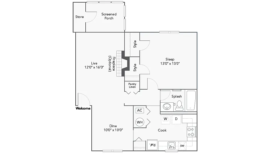 Floor plan Apex