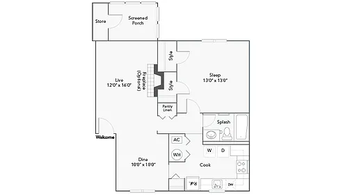 Floor plan Apex