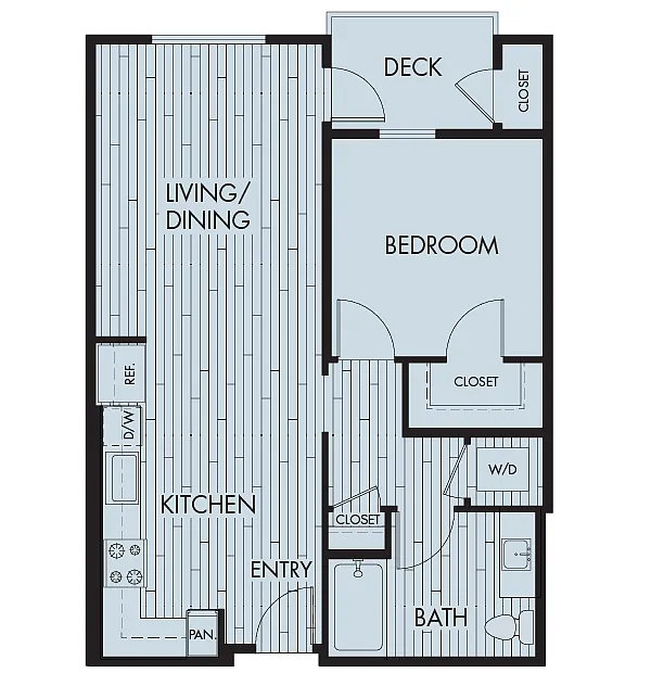 Floor plan Plan 1B