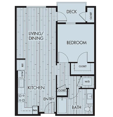 Floor plan Plan 1B