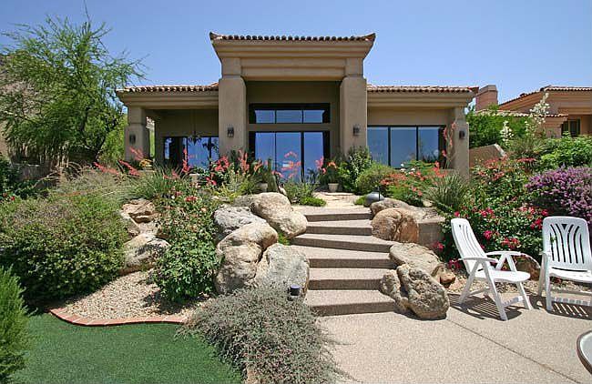 Terraced on the side of Troon mountain