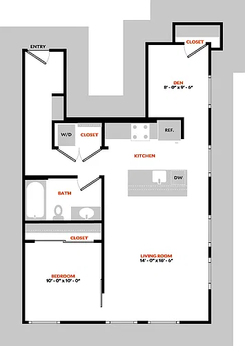 Floor plan Plan 1I