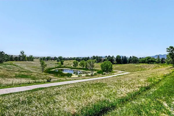 Pond and path directly across from the Condo