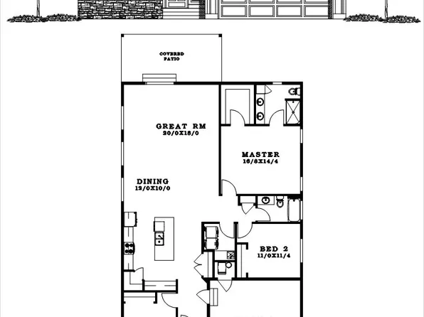 Columbia Plateau 1850 Standard+ Plan, Meadowlark Acres