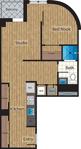 Floor plan 415