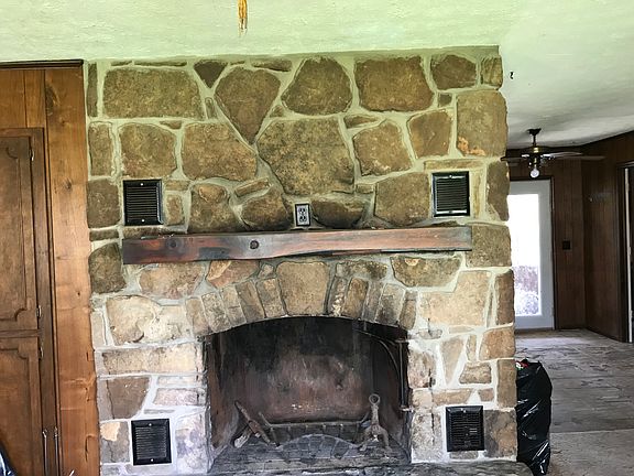 Living room fire place
