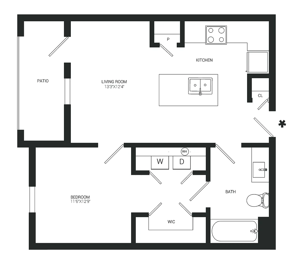 Floor plan Rose