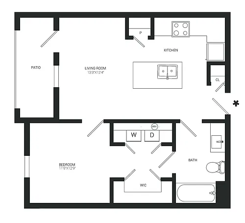 Floor plan Rose