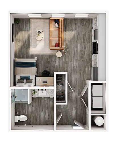 Floor plan Studio - ADA