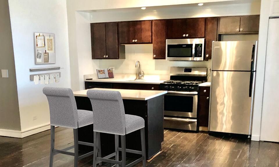 Kitchen island offers additional seating