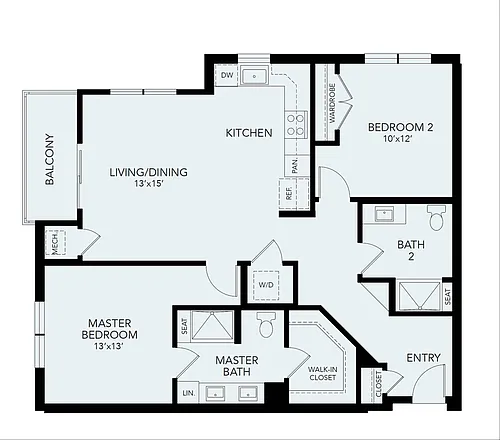 Floor plan B3
